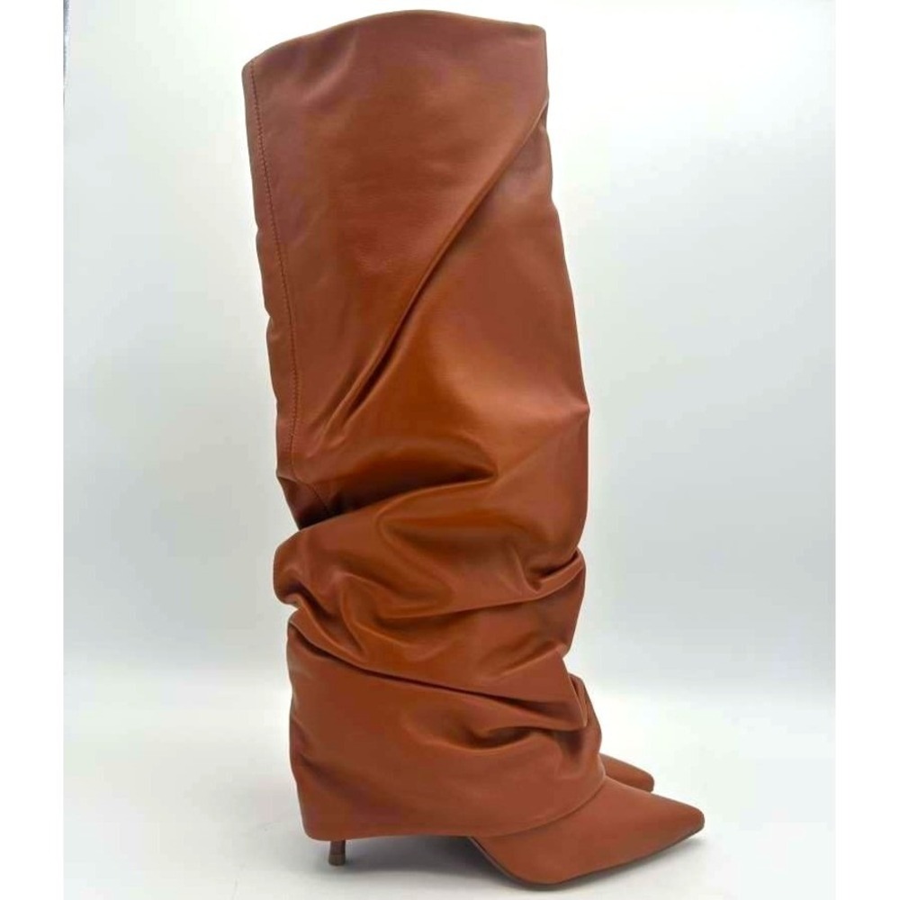 Steve Madden Marengo Tan Leather Knee-High Boots - Women's Size 8.5 - NWT